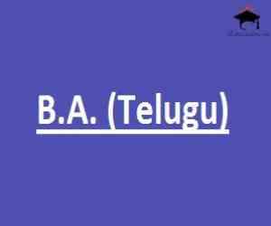 B.A. (Telugu)