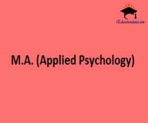 M.A. (Applied Psychology)